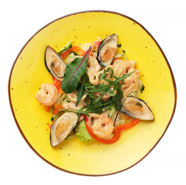 Салат с морепродуктами